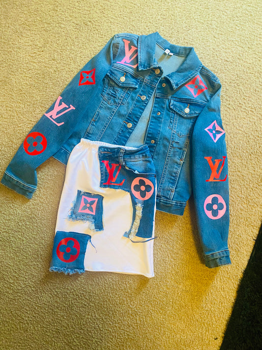 Denim Skirt Revamp