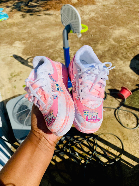 *TODDLER SIZE ONLY* Customs Vans, Converses, Forces