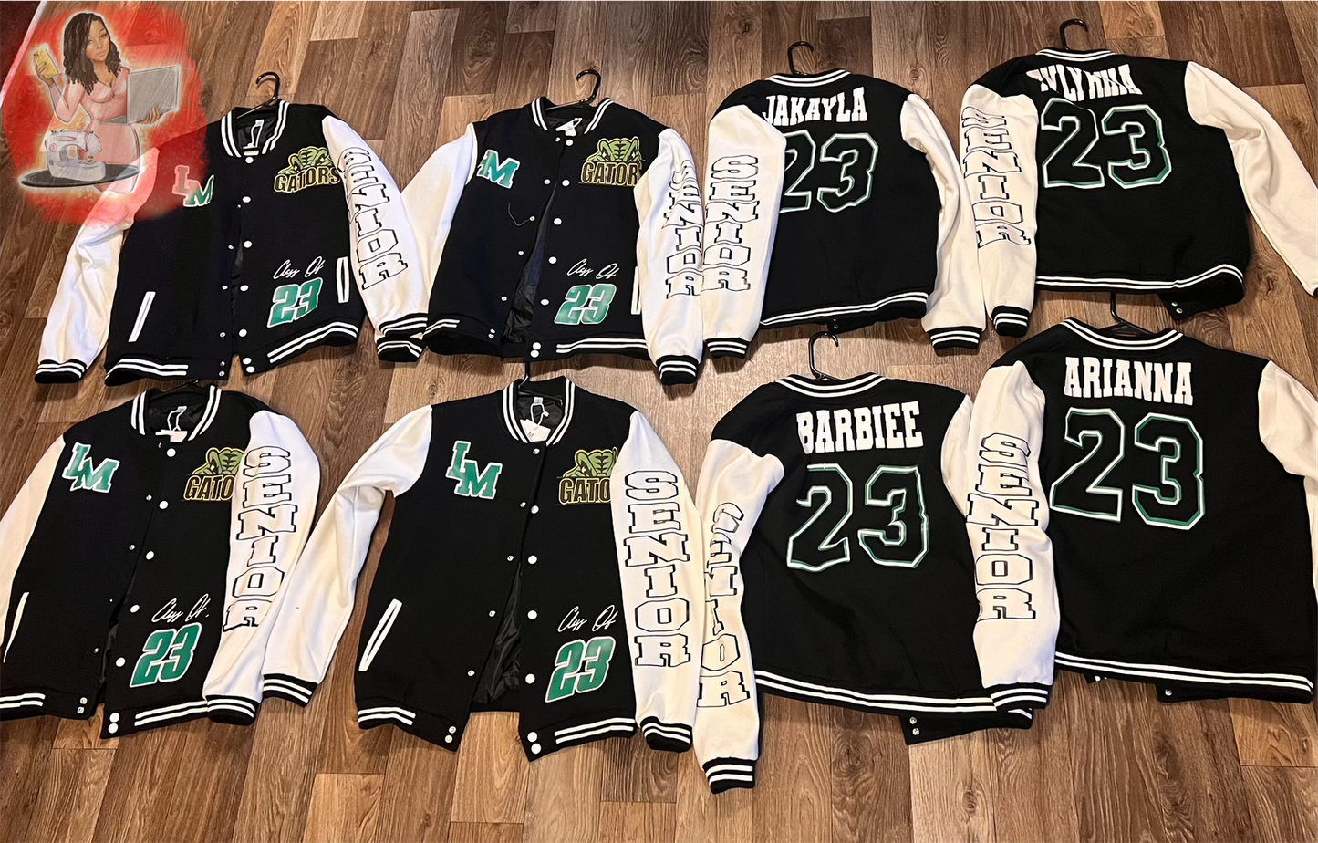 Rep your SCHOOL Varsity Jackets