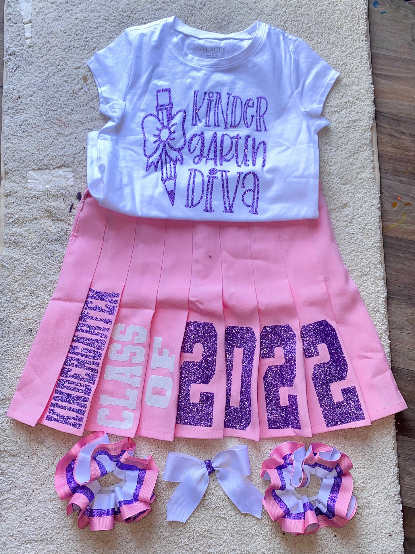 Kindergarten Set .. (WHITE SKIRT ONLY)