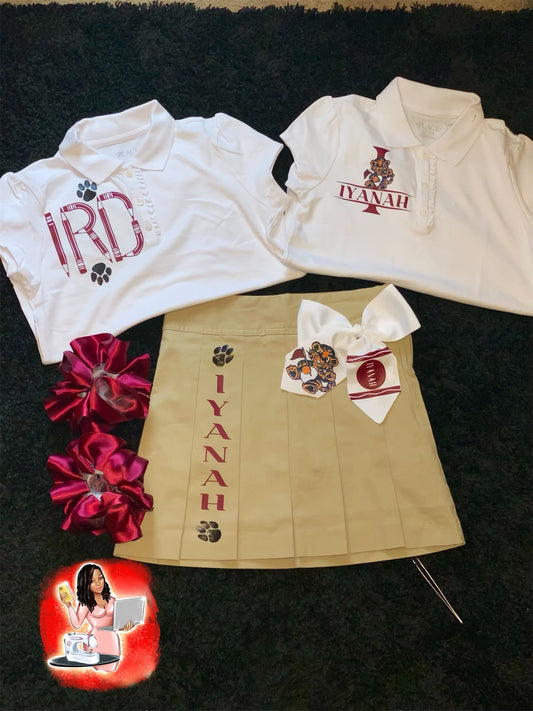 Uniform shirts and Skirts